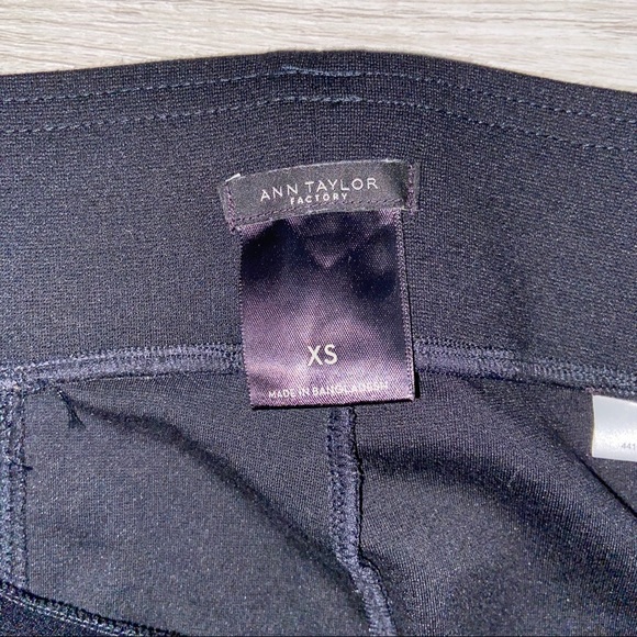 Ann Taylor Factory Refined Leggings Black - Picture 6 of 8